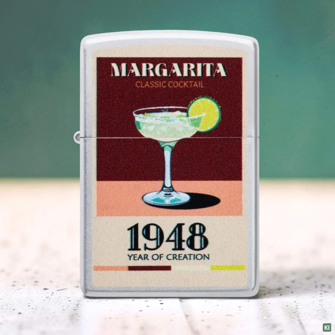 Produktbild: Zippo 60007875 Margarita 1948 Satin Chrome Color Image Szene