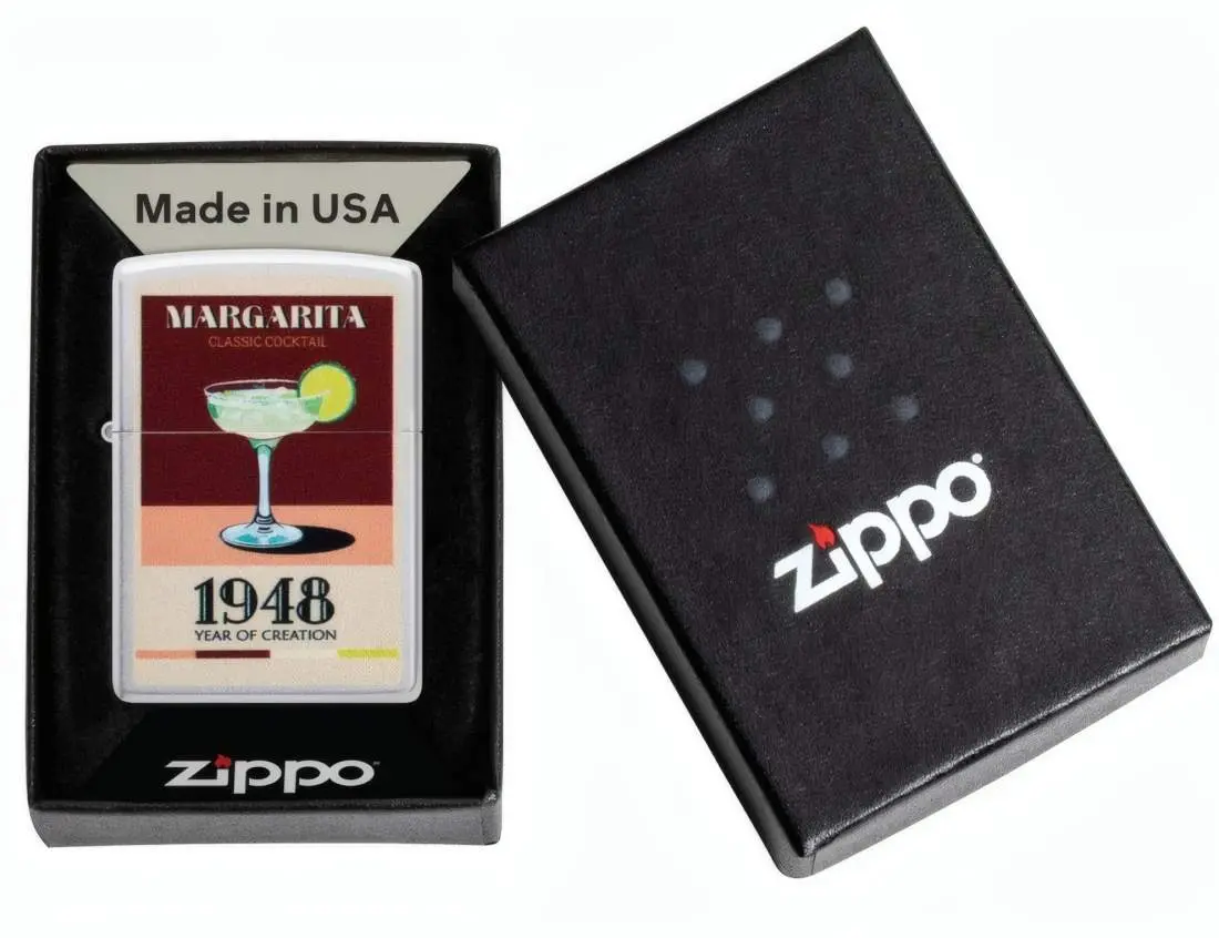 Produktbild: Zippo 60007875 Margarita 1948 Satin Chrome Color Image Verpackung