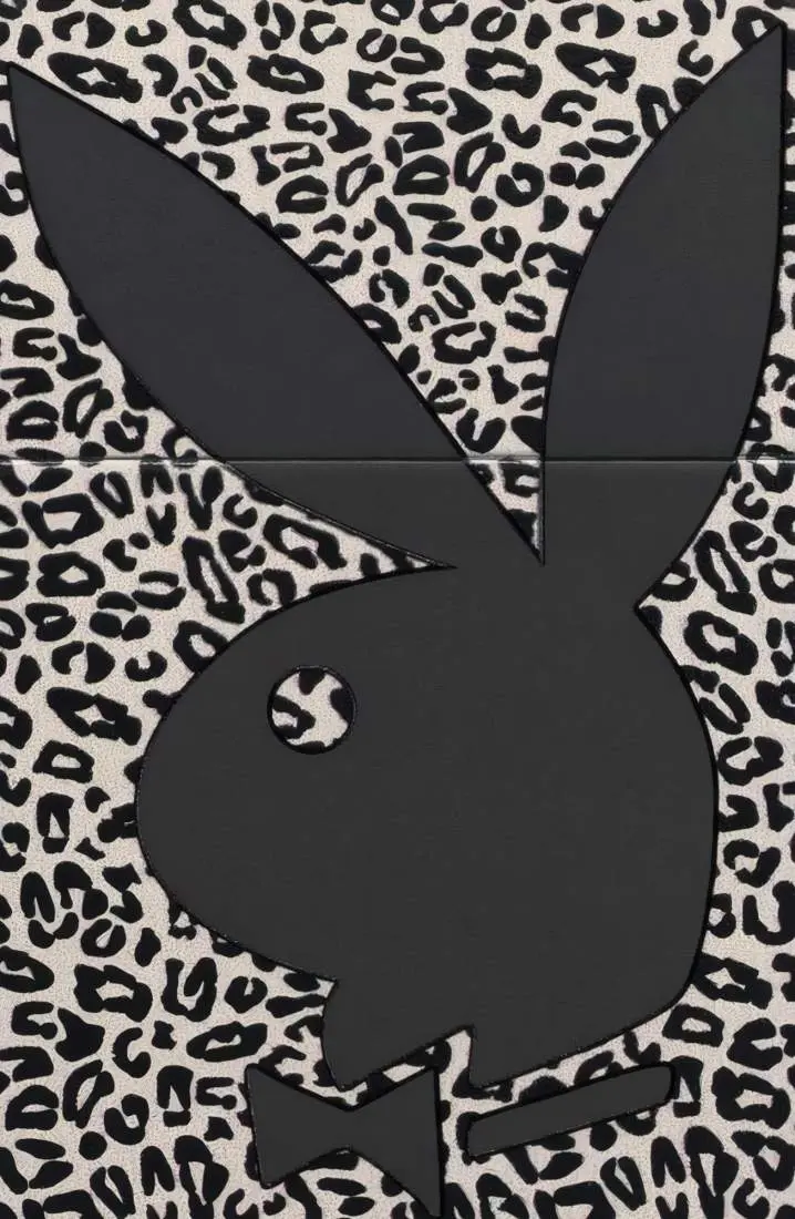 Produktbild: Zippo 60007908 Black Matte Playboy Bunny mit Leopardenmuster Frontausschnitt