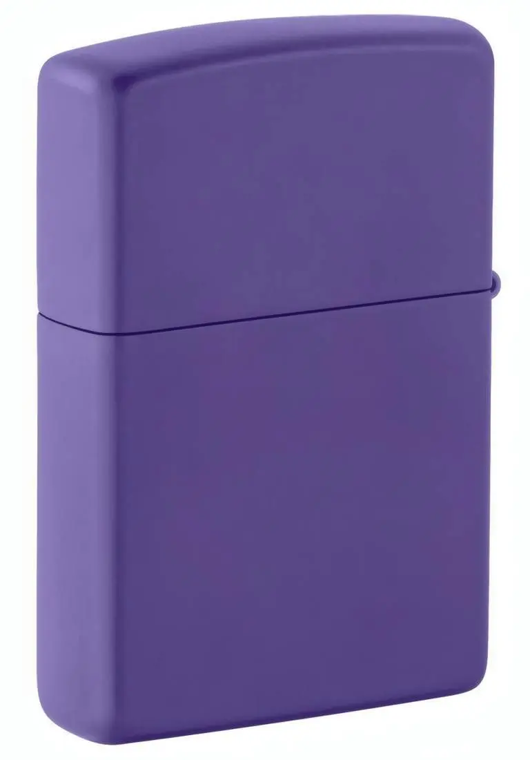 Produktbild: Zippo 60007916 Cyborg Woman Purple Matte Black Light Rückseite