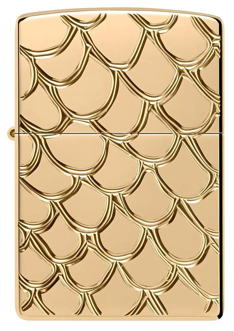 Produktbild: Zippo 60007927 Armor Case Deep Carved Snake Skin vorne