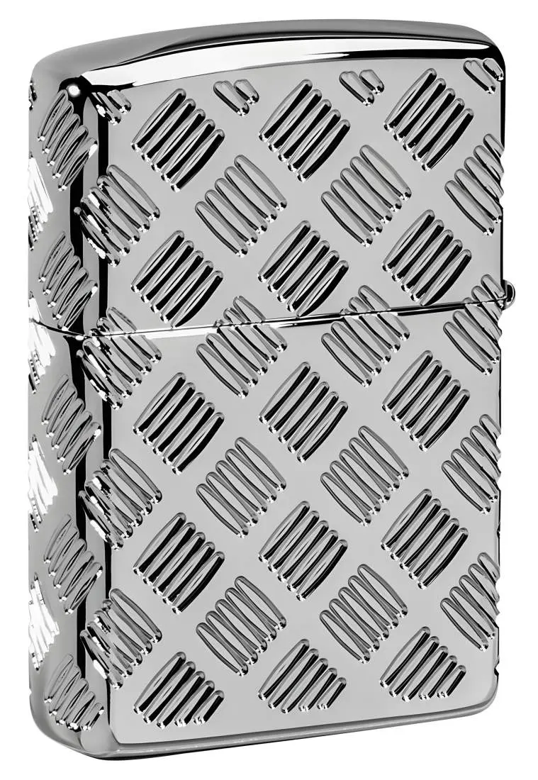 Produktbild: Zippo 60007928 Armor Case Diamond Plate hinten