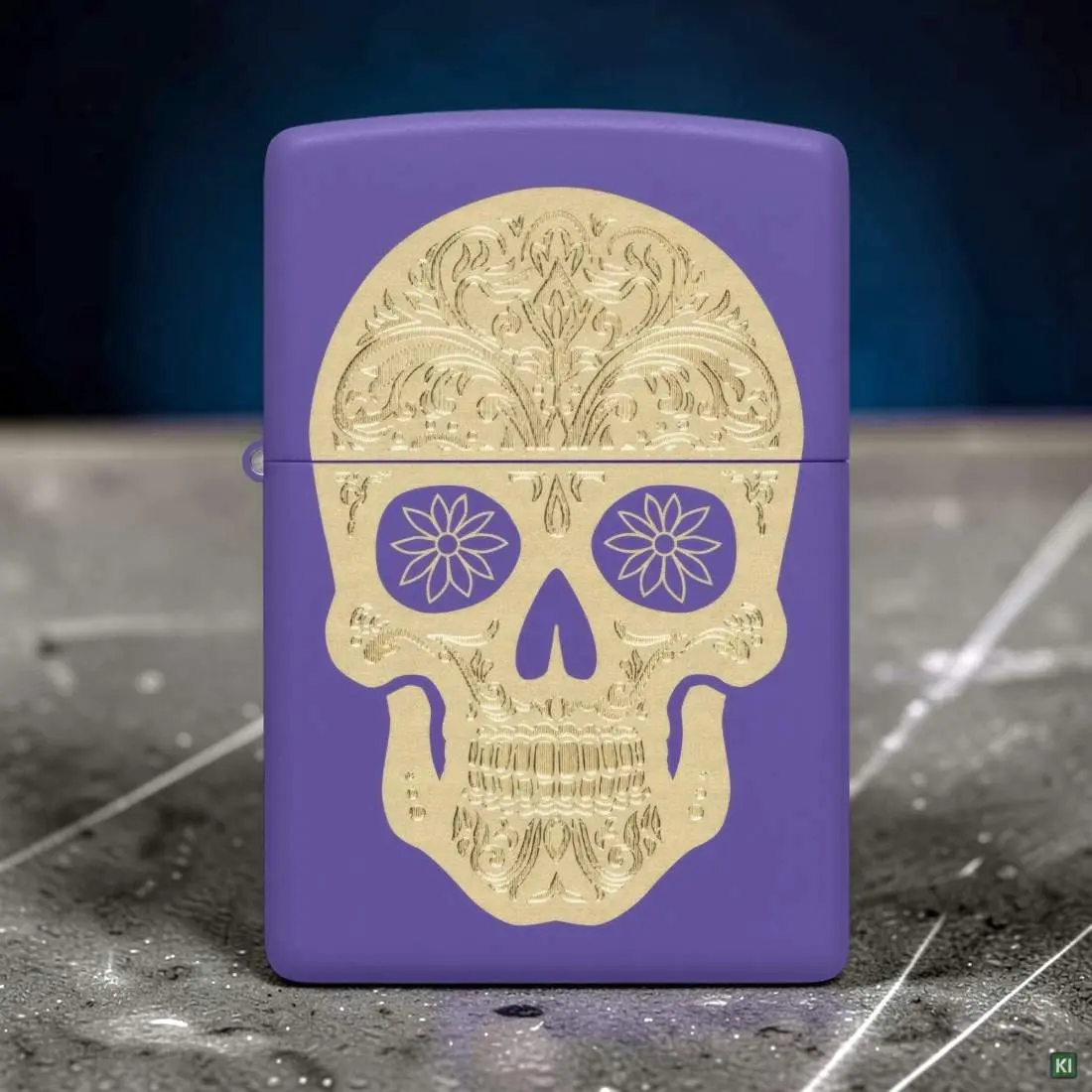 Produktbild: Zippo 60007931 Sugar Skull Purple Matte Szene