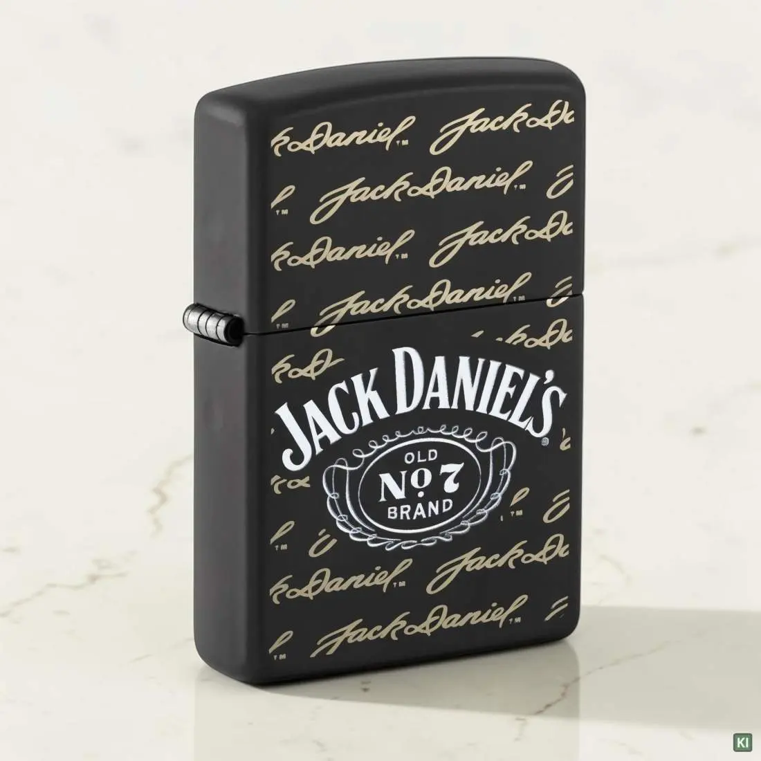 Produktbild: Zippo 60007940 Black Matte Jack Daniel’s Old No. 7 Szene