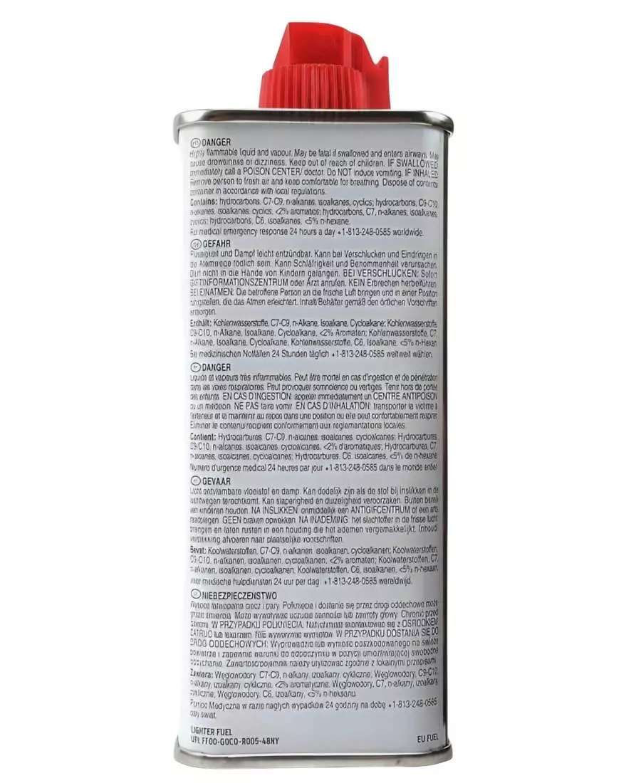 Produktbild: Zippo Feuerzeugbenzin1 x 125ml Rückseite