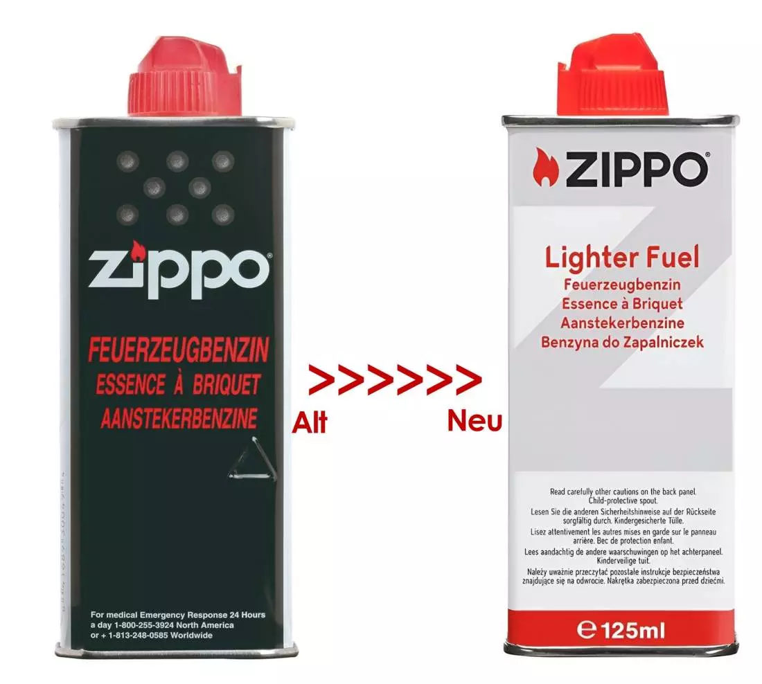 Produktbild: Zippo Benzin Alt > Neu