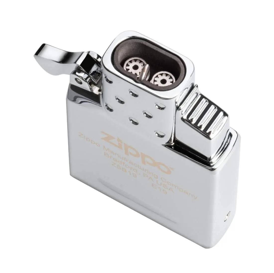 Produktbild: ZIPPO Jet-Gaseinsatz 2006816 Double-Flame mit zwei blauen Jetflammen und Piezo-Zündung