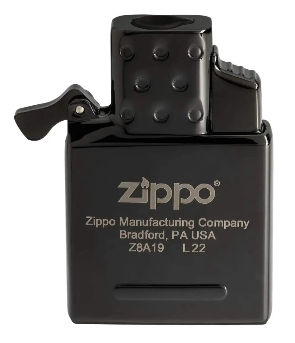 Produktbild: ZIPPO 2008085 Single-Flame Jet-Gaseinsatz Schwarz mit Piezo-Zündung vorne
