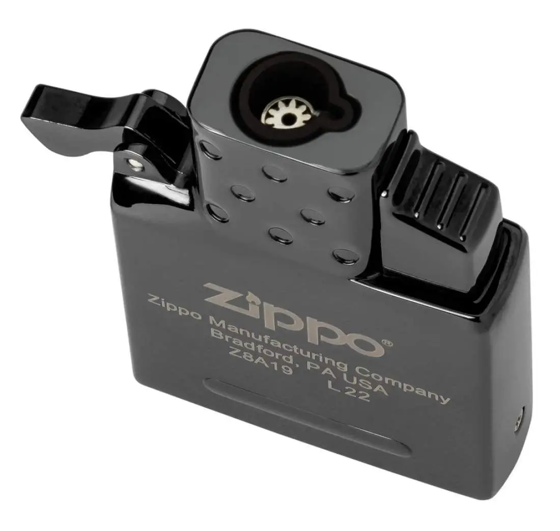 Produktbild: ZIPPO Jet-Gaseinsatz 2008085 Single-Flame Schwarz mit blauer Jet-Einzelflamme und Piezo-Zündung