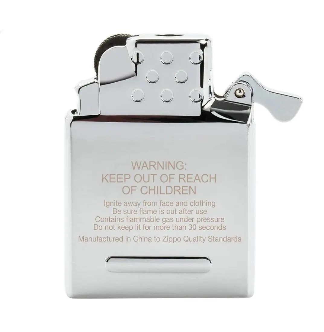 Produktbild: ZIPPO 65801 Yellow Flame Butan Gaseinsatz mit Feuersteinrad Rückseite