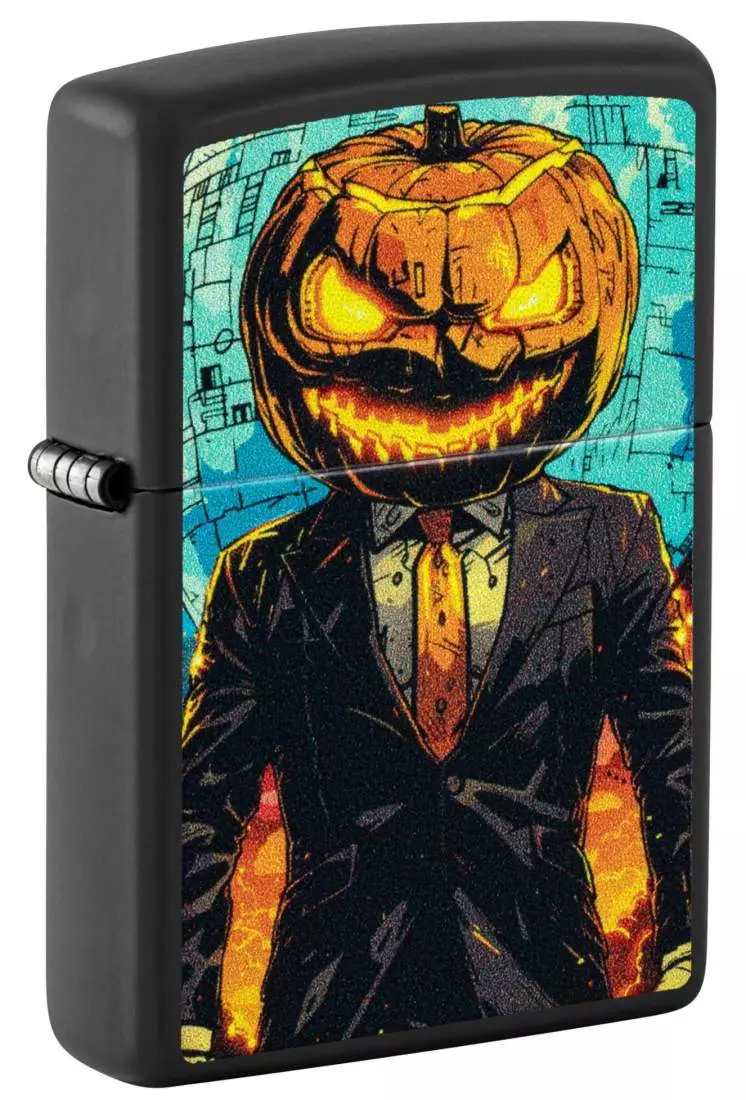 Produktbild: Zippo Mister Pumpkin schwarz matt Feuerzeug