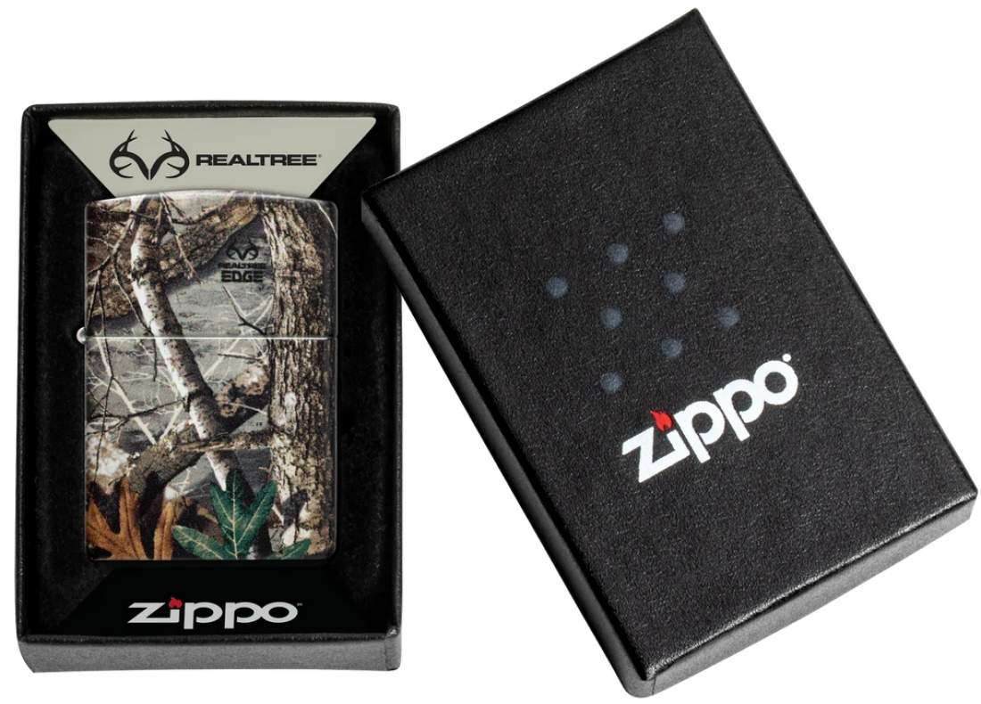 Produktbild: Zippo Realtree EDGE bunt bedruckt Feuerzeug Verpackung