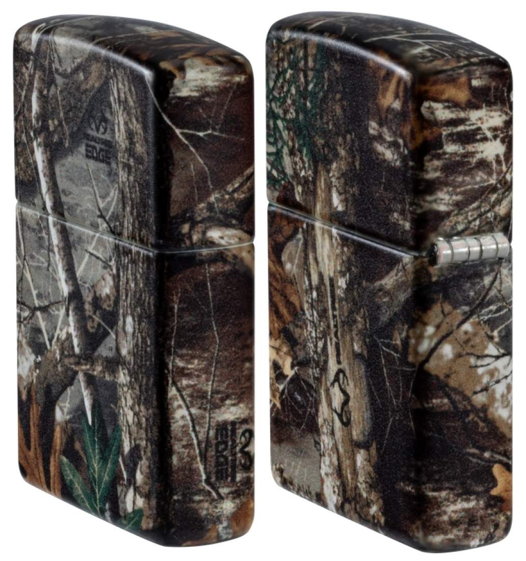 Produktbild: Zippo Realtree EDGE bunt bedruckt Feuerzeug seitlich