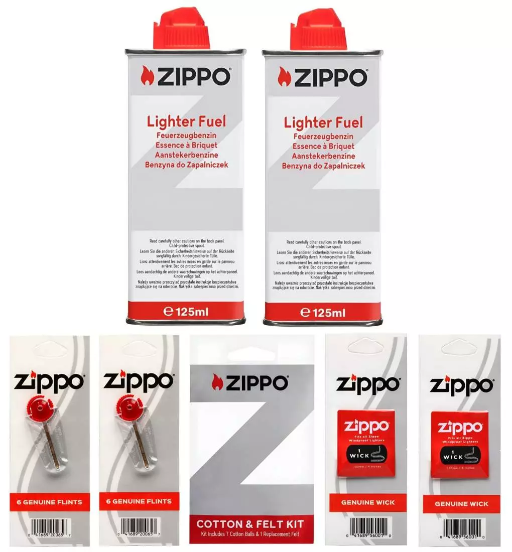 Produktbild: Zippo Set 3 mit Feuerzeugbenzin 2 x 125ml
