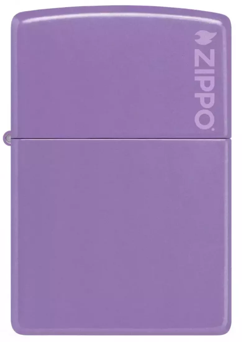 Produktbild: Zippo Smoky Lavender Logo Color Druck Feuerzeug vorne