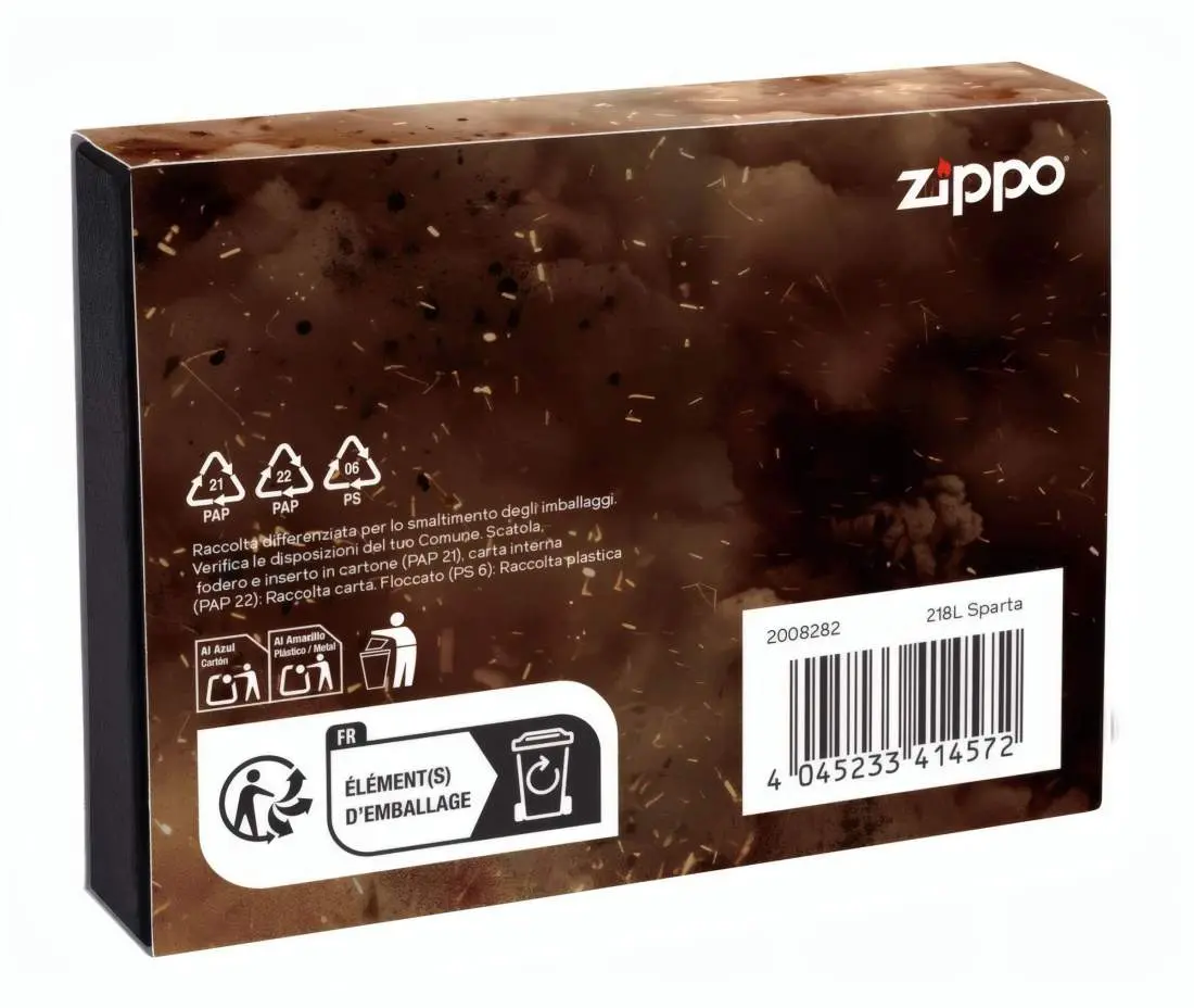 Produktbild: Zippo SPARTA 2008282 Limited Edition Umverpackung hinten