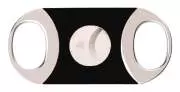 Produktbild Zigarrencutter oval Bicolor schwarz-Chrom für 22mm Schnitt