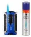 Colibri Feuerzeug Apex mit Jet-Flamme blau metallic-schwarz