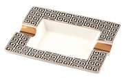 Produktbild Angelo Zigarrenascher New Bone China Keramik Labyrinth 2 Ablagen 20x17x3cm