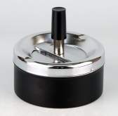 Bild zu Drehascher chrom-schwarz matt 9cm