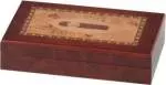 Humidor Wurzelholzdekor Intarsien Cigar Mini