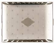 Produktbild Zigarettenetui vom Hofe Metall Chrom Sterne Raute 100mm-18er