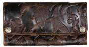 Produktbild Kavatza Lady TP 18 Leder geprägt Tabaktasche Drehertasche Tabakbeutel