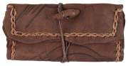 Produktbild Original MR Drehertasche Leder dunkelbraun antik Pyrografie Gitarre 16.5cm