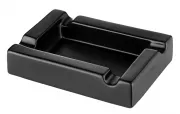 Produktbild Angelo Zigarrenascher Keramik schwarz matt groß 4 Ablagen 23x15x5cm