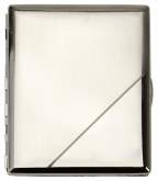 Produktbild Zigarettenetui Jean Claude Nickel gebürstet Ecke poliert 20er