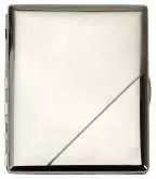 Produktbild Zigarettenetui Jean Claude Nickel gebürstet Ecke poliert 20er