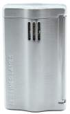 Produktbild Les Fines Lames Le Feu RS Brushed Chrome Feuerzeug mit Flat Jet-Flamme chrom