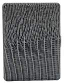 Produktbild Zigarettenetui Pearl Metall Leder grau Eidechse 100mm-9er - 04980-30