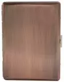Produktbild Zigarettenetui Pearl Metall kupferfarben 100mm-9er - 04526-25