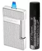 Produktbild S.T. Dupont Slimmy chrom Diamond Feuerzeug mit Fackel Jet Flamme 028120 + Gas