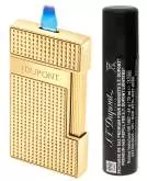 Produktbild S.T. Dupont Slimmy gold Diamond Feuerzeug mit Fackel Jet Flamme 028119 + Gas