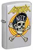 Produktbild Zippo Anthrax NOT Schädel Chrom satin - 60007795