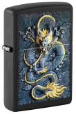Produktbild Zippo Stone Dragon schwarz matt 60007806