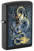 Produktbild Zippo Stone Dragon schwarz matt 60007806