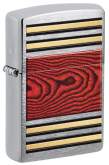 Produktbild Zippo Pfeifenfeuerzeug Woodgrain chrom gebürstet - 60007810