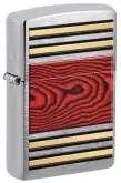 Produktbild Zippo Pfeifenfeuerzeug Woodgrain chrom gebürstet - 60007810