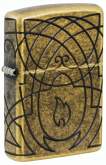 Produktbild Zippo 60007909 Keltische Flamme Armor Case Messing Deep Carved