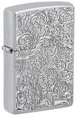 Produktbild Zippo Deep Carved Pattern Armor Case Chrom poliert - 60007508