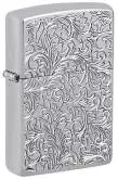 Produktbild Zippo Deep Carved Pattern Armor Case Chrom poliert - 60007508