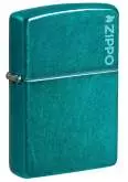 Produktbild Zippo Candy Teal Basismodell Blaugrün mit Zippo Logo - 60007678