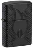 Produktbild Zippo Flame Armor Case schwarz matt mit 360-Tiefen-Gravur - 60007525