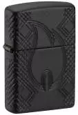 Produktbild Zippo Flame Armor Case schwarz matt mit 360-Tiefen-Gravur - 60007525