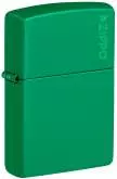Produktbild Zippo Golf Green Matte Basismodell grün matt mit Zippo Logo - 60006628