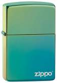 Produktbild Zippo High Polish Teal Basismodell gelb bis türkis mit Zippo Logo - 60005223