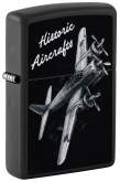 Produktbild Zippo Historic Aircrafts schwarz matt mit Flugzeug Color Image - 60007558